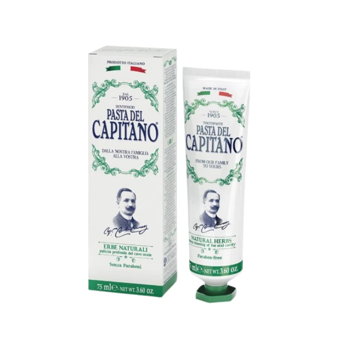 معجون أسنان كابيتانو بالأعشاب الطبيعية - Pasta del Capitano