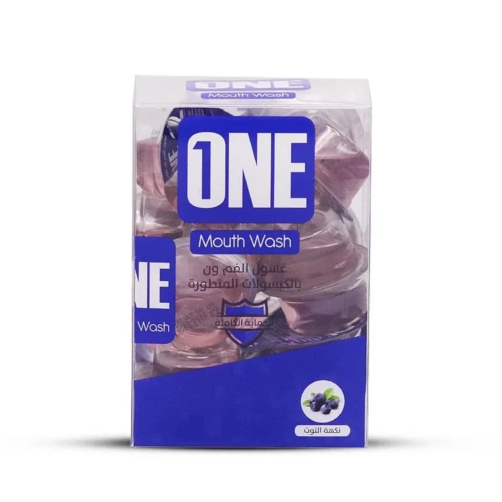 كبسولات غسول الفم من one (نكهة القرنفل)