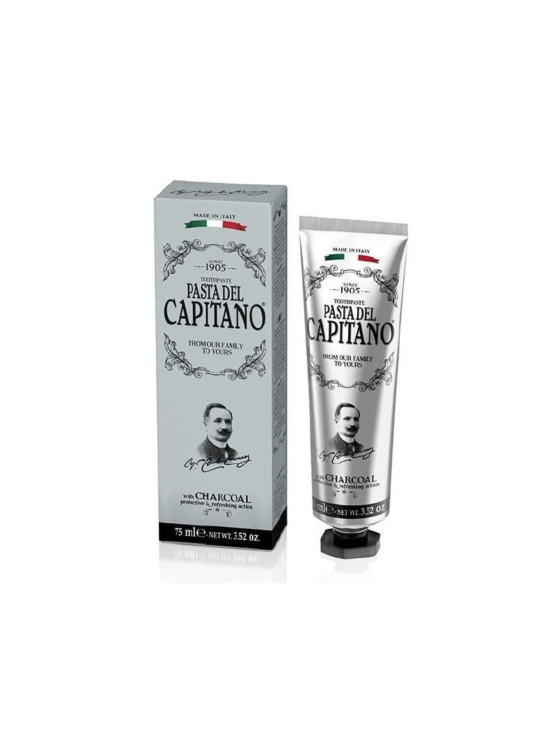 معجون أسنان كابيتانو بالفحم - Pasta del Capitano