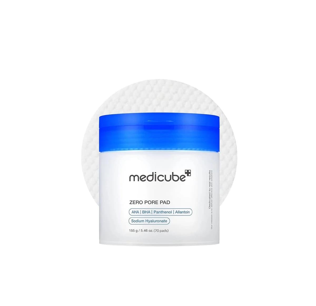 ميديكيوبي وسادات تنظيف المسام الزرقاء – Medicube Zero Pore Pad — صورة 1