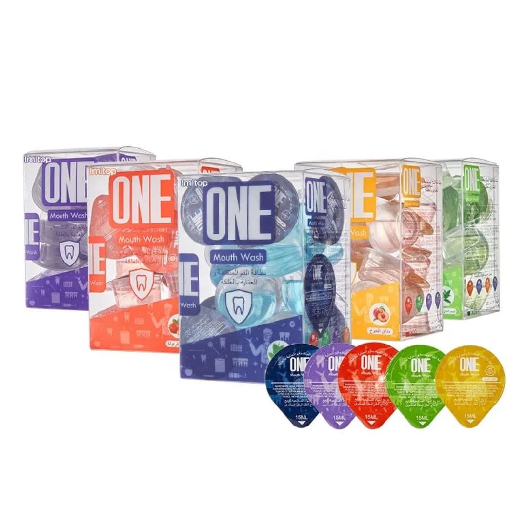 كبسولات غسول الفم من one (مجموعة نكهات متنوعة)