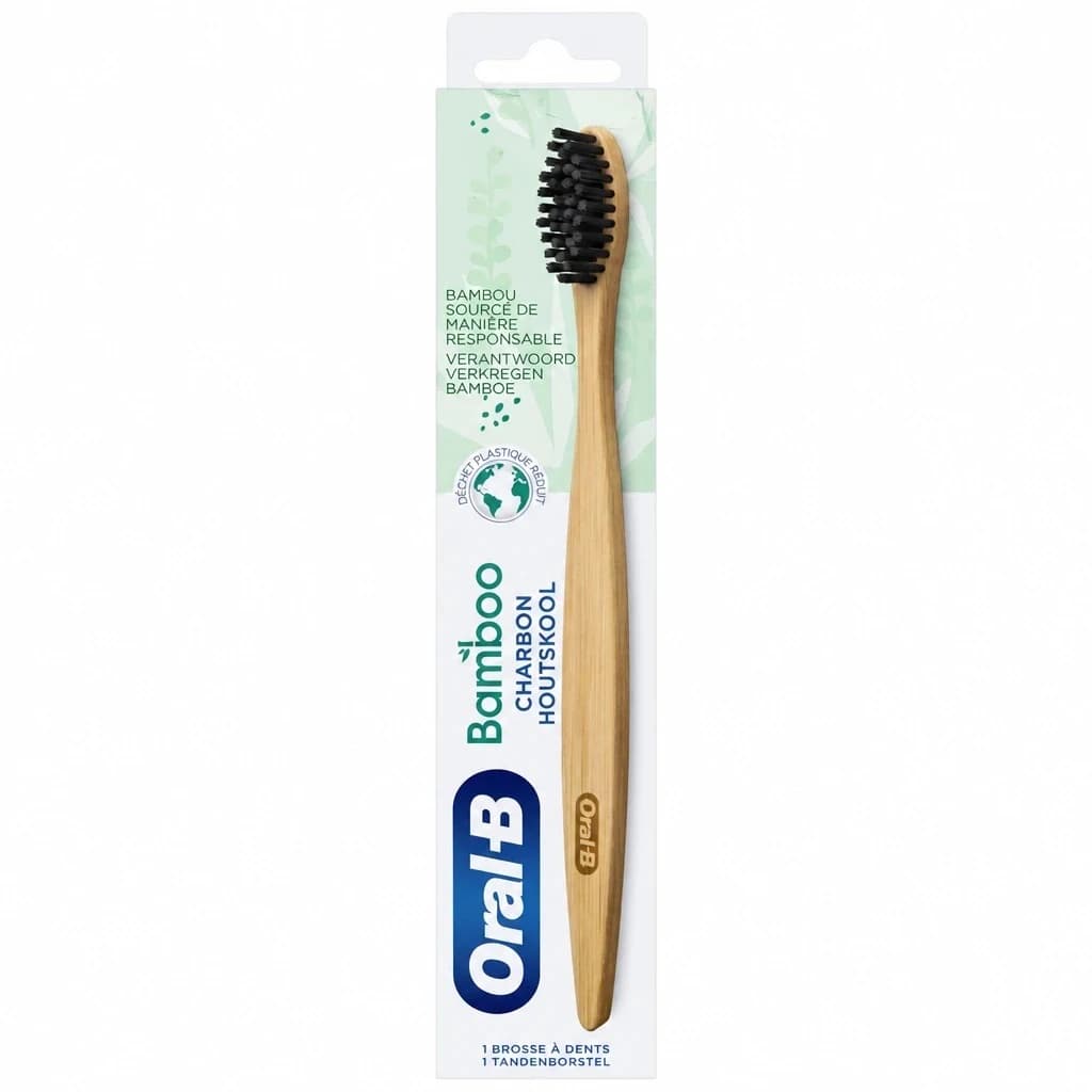 فرشاة أسنان أورال بي المصنوعة من الخيزران – Oral-B Bamboo Toothbrush — صورة 1