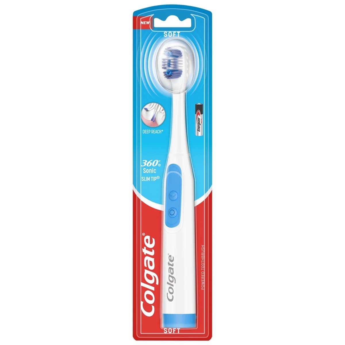 فرشاة أسنان كهربائية من كولجيت (Colgate 360° Sonic Soft)