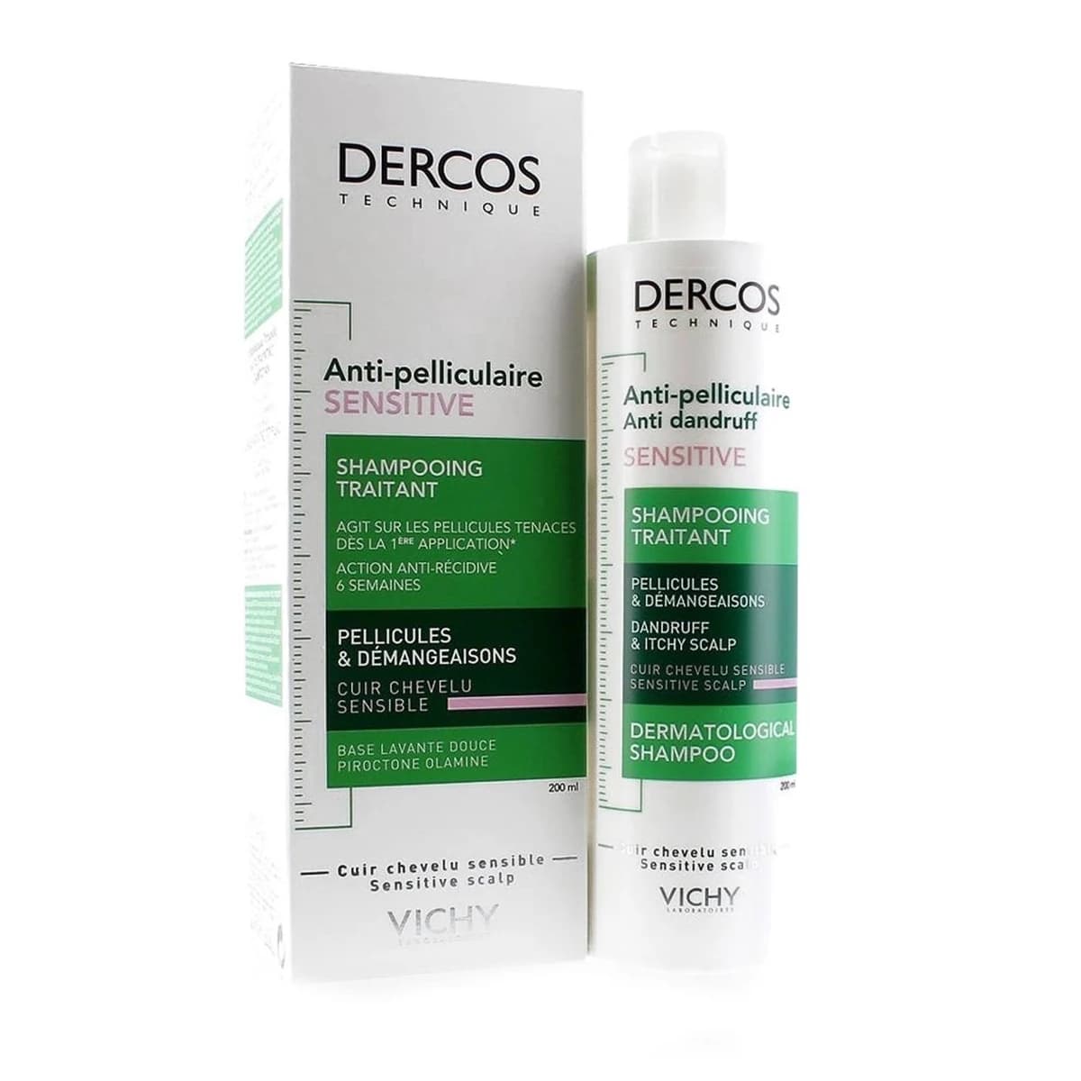 شامبو ضد القشرة Vichy- Dercos Anti-Dandruff Sensitive