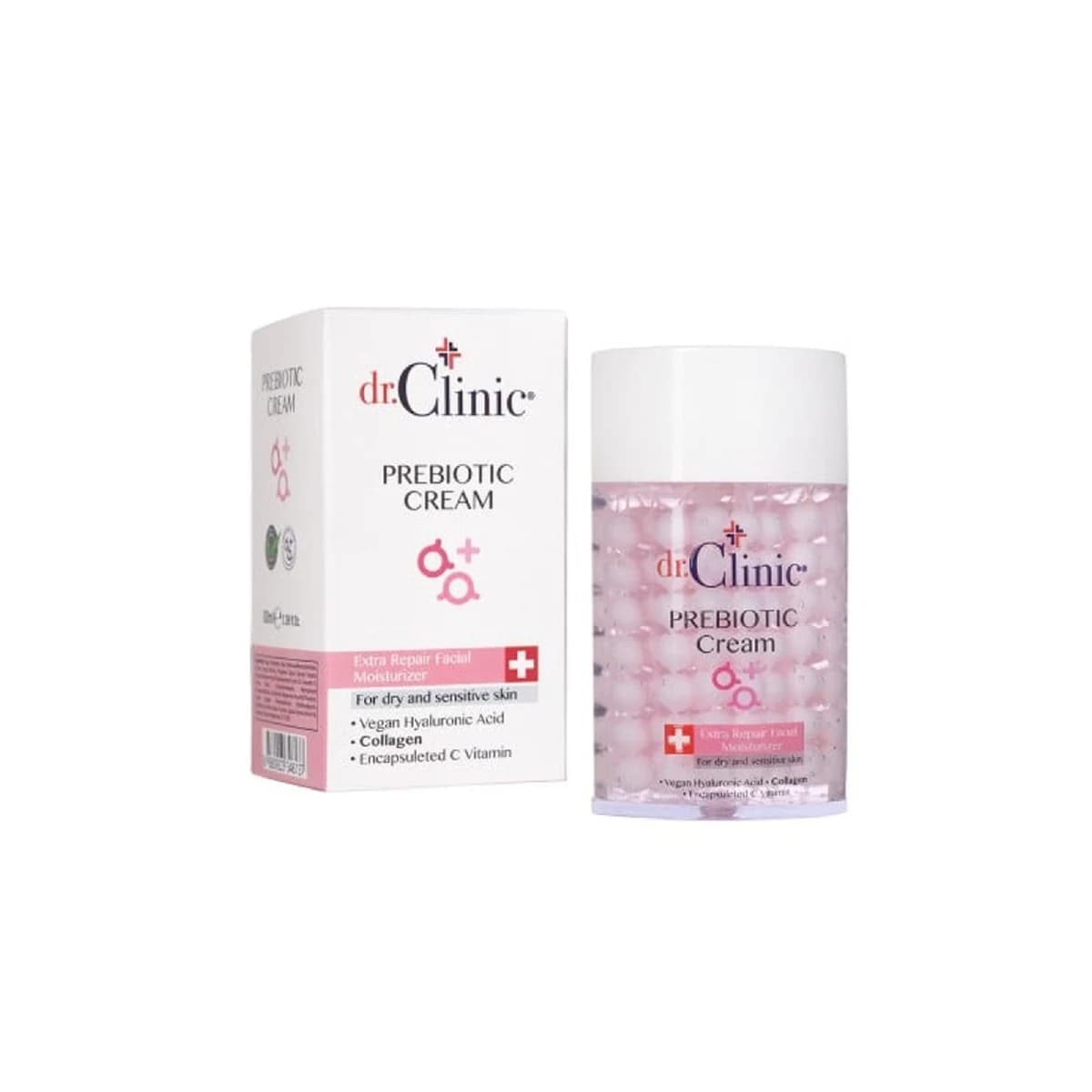 كريم اصلاح البشرة الجافة الحساسة- dr.Clinic Prebiotic Cream
